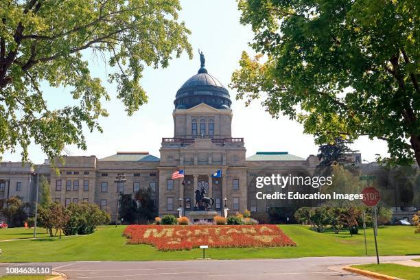 Montana State Capitol building Helena Montana .