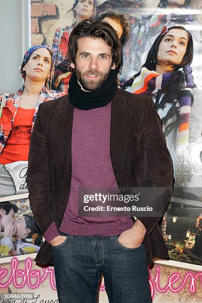 Luigi Pisani attends the "Febbre Da Fieno" premiere at Emassy Cinema on January 27, 2011 in Rome, Italy.