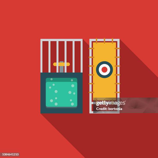 illustrations, cliparts, dessins animés et icônes de dunk tank design plat avril fools day icône - réservoir de stockage