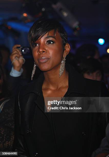 Kelly Rowland attends the MTV Staying Alive Fundraising and farewell event to celebrate the achievements of Bill Roedy, Chairman and Chief Executive...