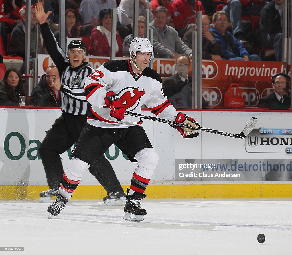 New Jersey Devils v Detroit Red Wings