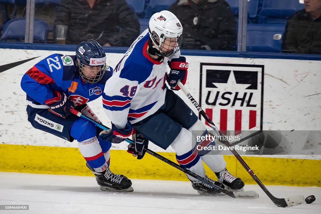 2018 Under-17 Four Nations Tournament - USA vs Slovakia