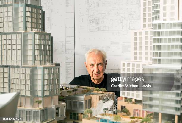Architect Frank Gehry is photographed for Fortune Magazine on September 25, 2018 at his office in Marina del Rey, California.