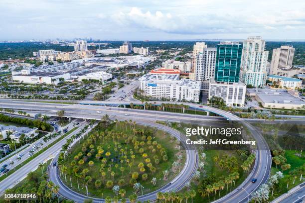 Miami, Town Center One At Dadeland, Palmetto Expressway Aerial.