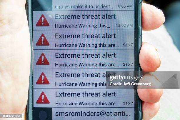 Florida, smart phone extreme threat alert warning.