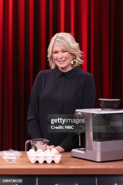 Episode 997 -- Pictured: Author Martha Stewart during a food demo on January 18, 2019 --