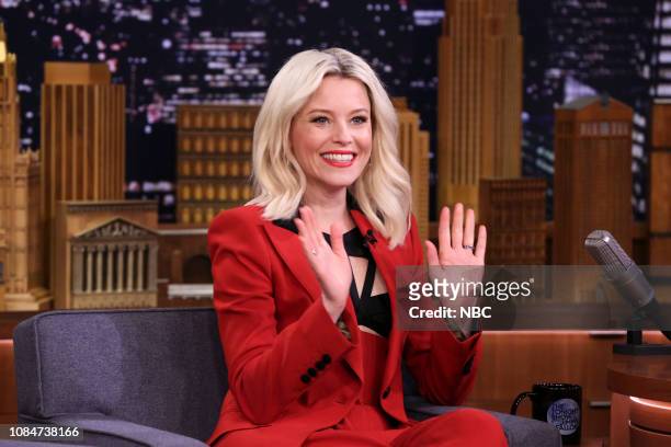 Episode 997 -- Pictured: Actress Elizabeth Banks during an interview on January 18, 2019 --
