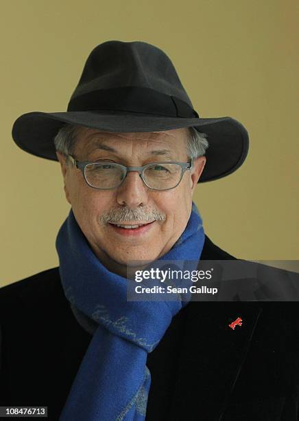 Dieter Kosslick, Director of the Berlinale International Film Festival, poses for a brief portrait on January 28, 2011 in Berlin, Germany. The 61st...