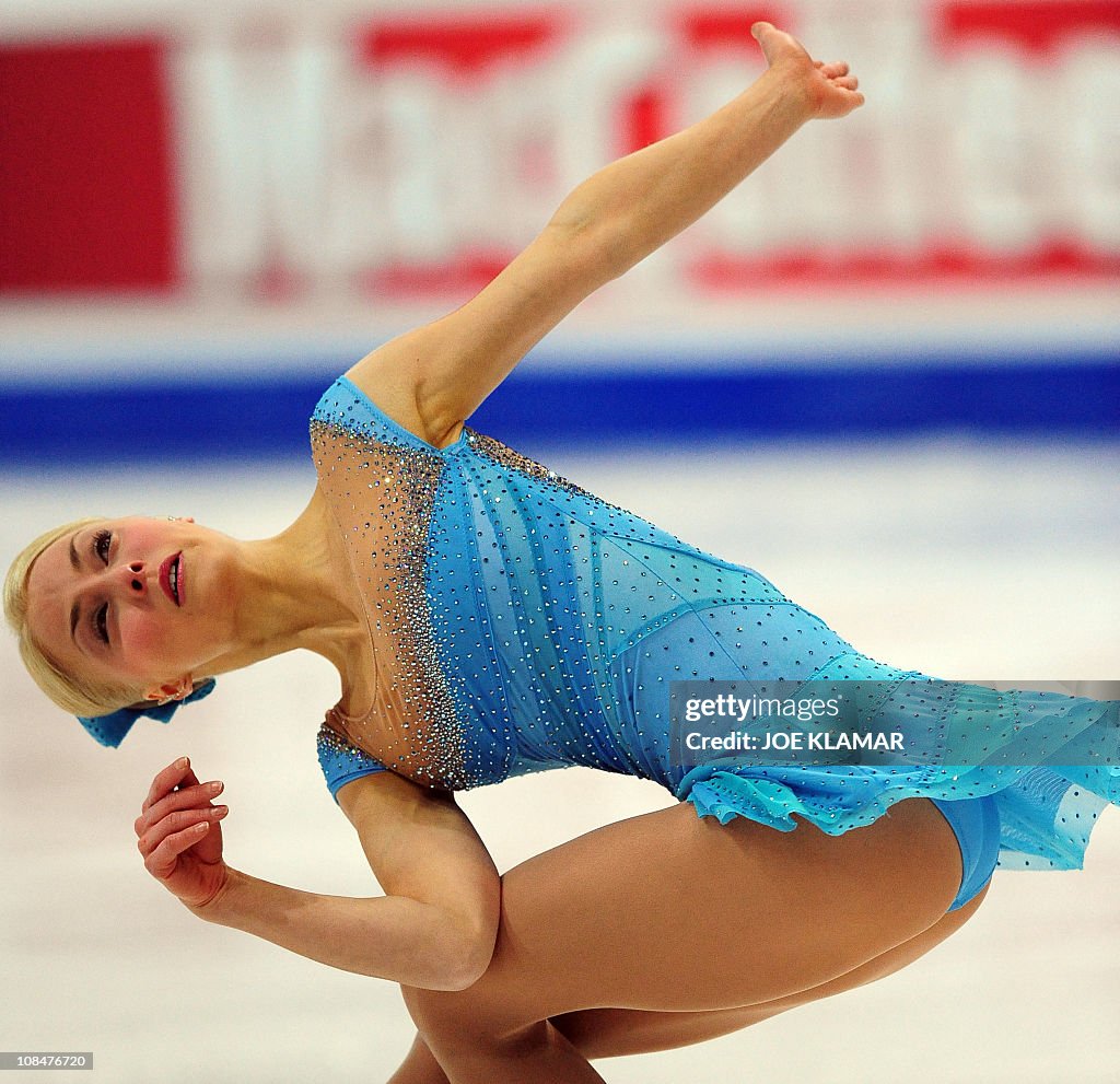 Finland s Kiira Korpi Performs During The Ladies Short Programme Of finland-s-kiira-korpi-performs-during-the-ladies-short-programme-of