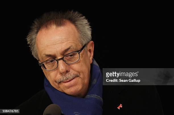 Dieter Kosslick, Director of the Berlinale International Film Festival, speaks to the Association of Foreign Journalists on January 28, 2011 in...