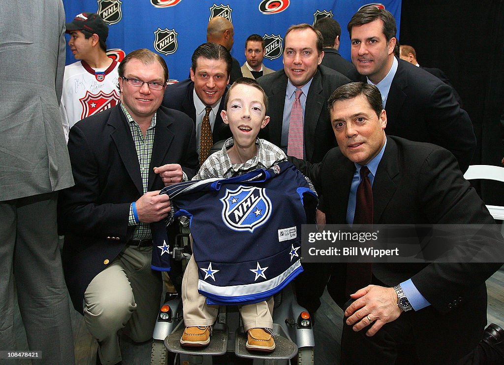 Lion's Den "Champions in Courage" N.C. Chidren's Hospital Chapel Hill Visit