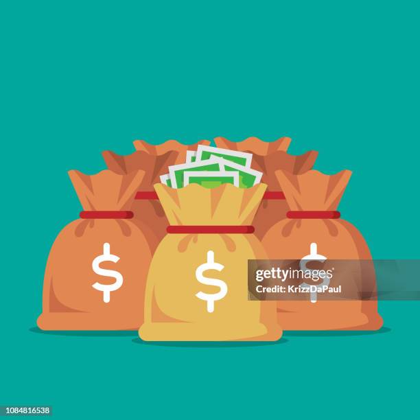 money bag - geldsack stock-grafiken, -clipart, -cartoons und -symbole
