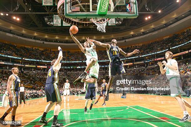 Boston Celtics Von Wafer in action vs Utah Jazz at Francisco Elson at TD Garden.Boston, MA 1/21/2011CREDIT: Damian Strohmeyer