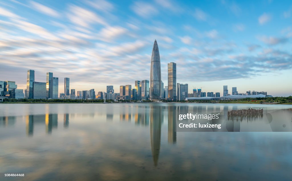 Shenzhen city downtown district