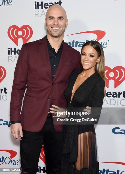 Mike Caussin and Jana Kramer arrive at the iHeartRadio Podcast Awards Presented By Capital One at iHeartRadio Theater on January 18, 2019 in Burbank,...