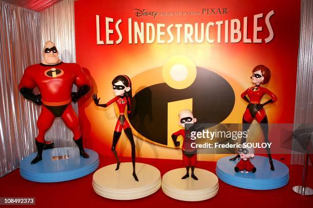Premiere of film "The Incredibles" at Grand Rex in Paris, France on November 08th , 2004.