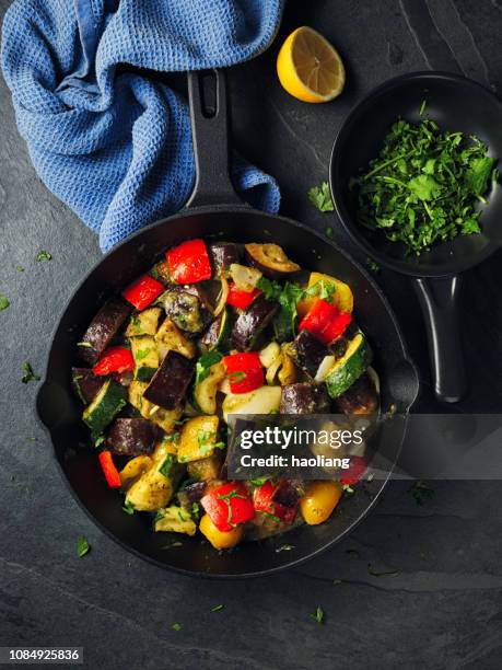 freshness thai green vegetable curry - stir frying european stock pictures, royalty-free photos & images