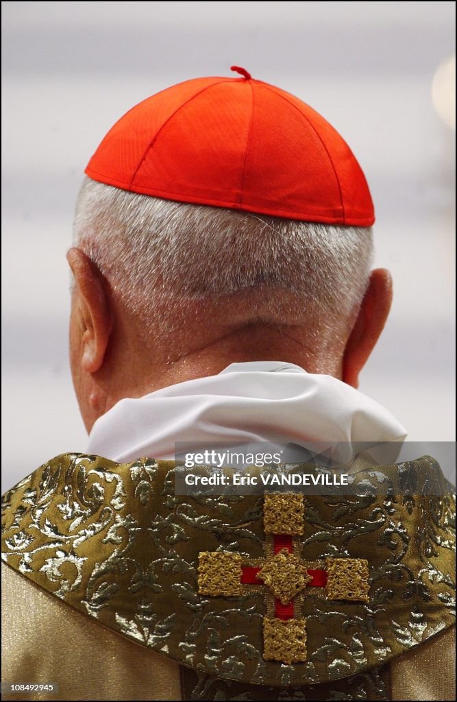 For the first time in his 26-year pontificate, frail pope John Paul II has had to delegate to his cardinals all of this year's Easter ceremonies in Rome, Italy on March 26, 2005.