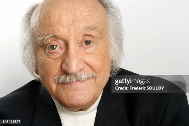 Close up of Andre Gaillard on the set of 'Les Grands du rire' in Paris,France on June 01,2006.