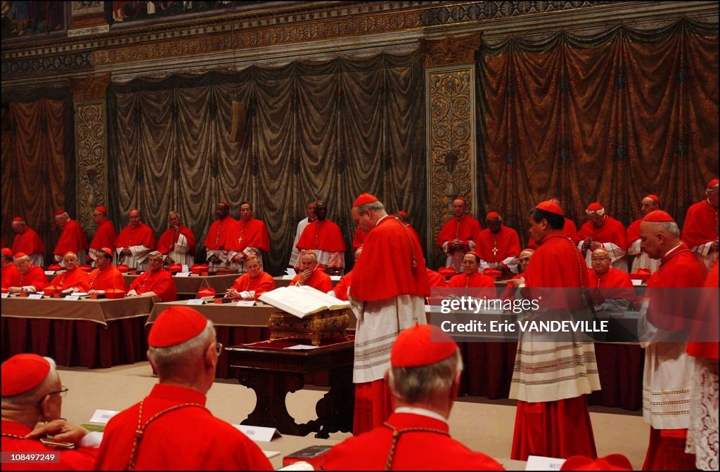 A visit at the heart of the Vatican, the world's smallest state in Rome, Vatican City on April 01, 2005.