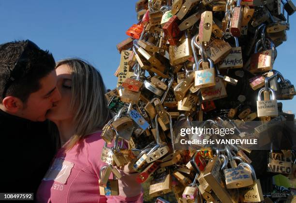 The Bridge of Love: in Rome, lovers hang hundreds of padlocks on a lamp post on the city's most ancient bridge. According to the urban legend, lovers...