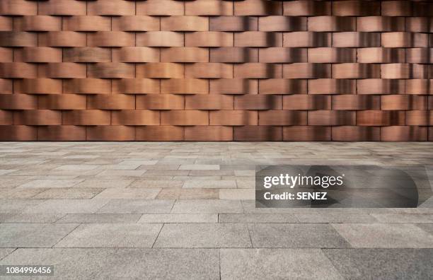 empty studio background - bronzeo foto e immagini stock