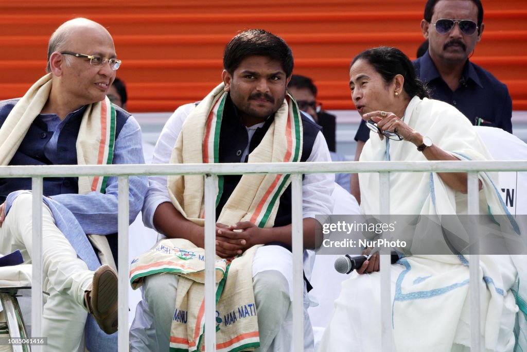 Trinamool Congress Party Organises United India Rally In Kolkata