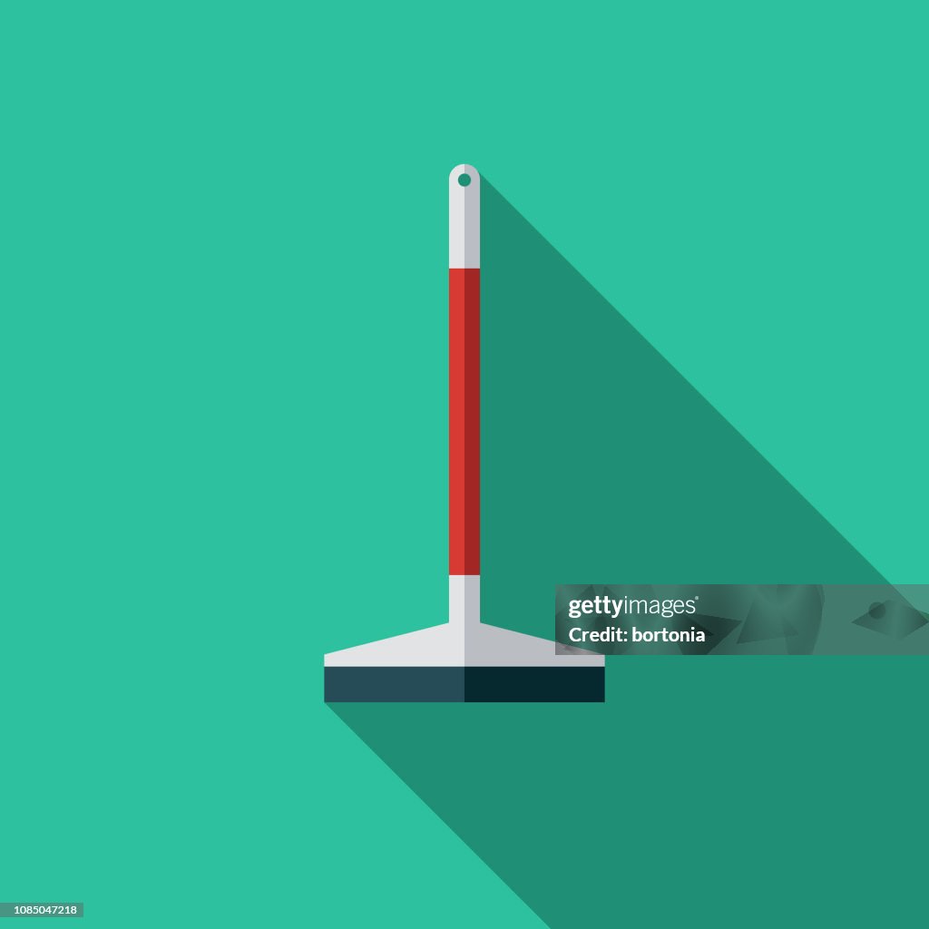 Squeegee Flat Design Car Service Icon