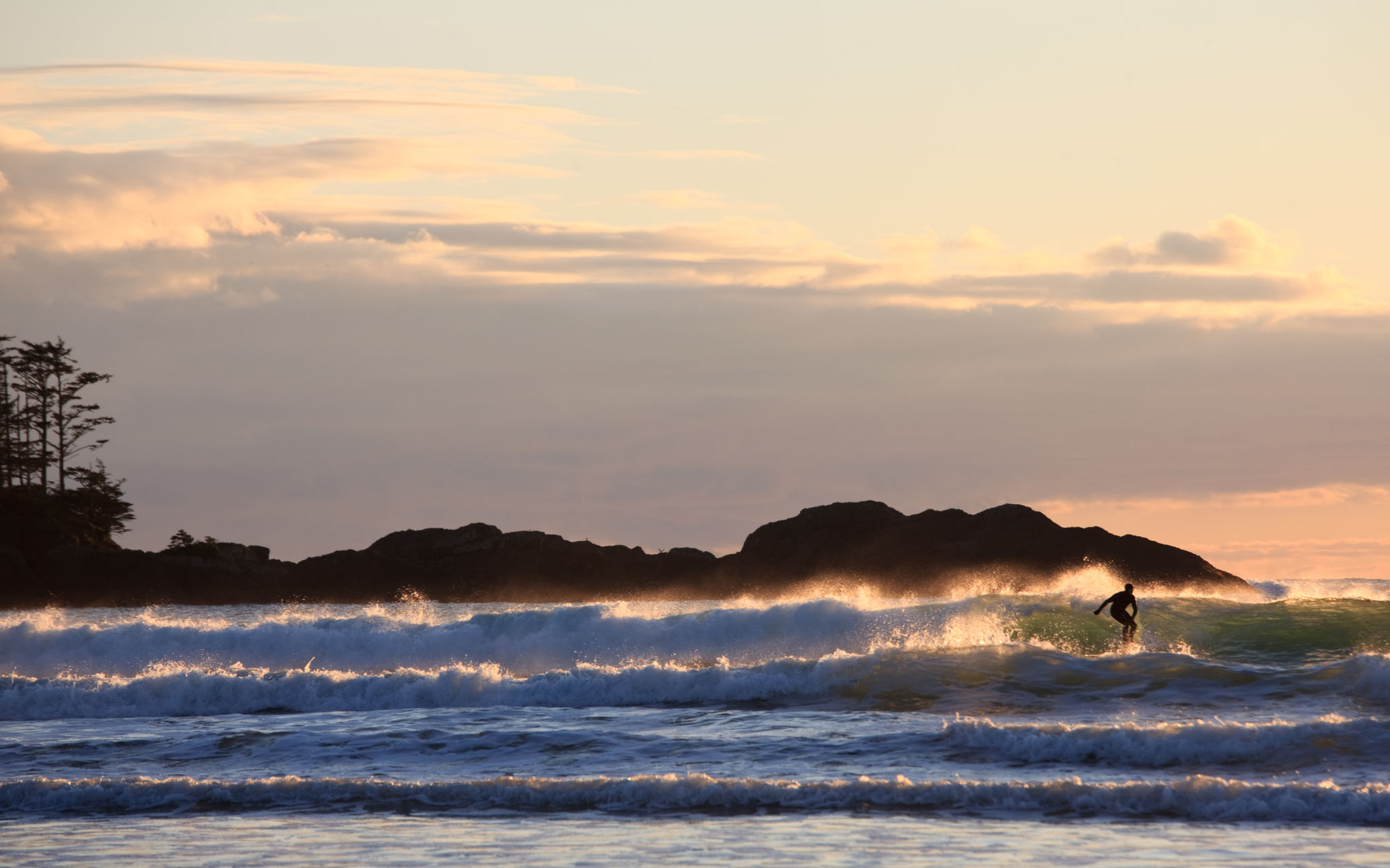 surfing action