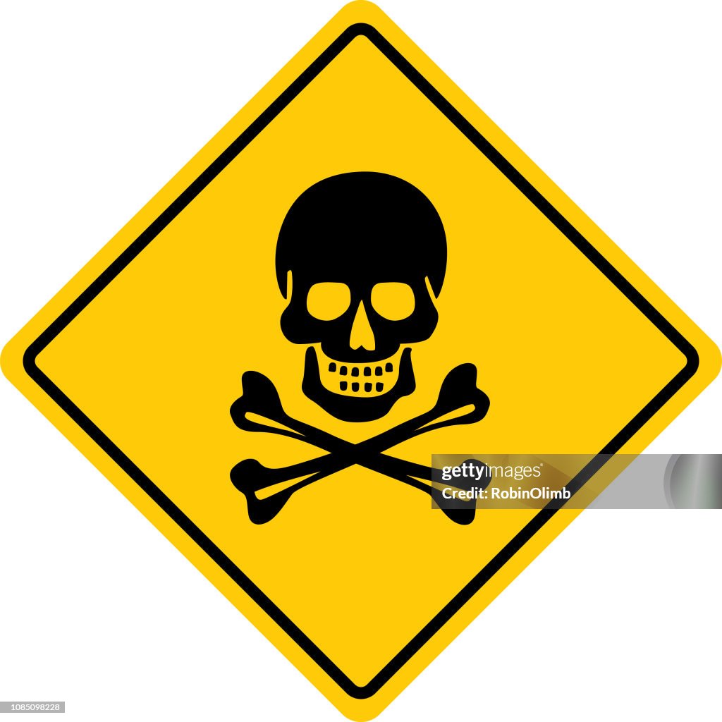 Crossbones Sign Skull And Crossbones Warning Sign High-Res Vector Graphic - Getty Images