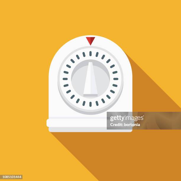 timer meal kit icon - cooking timer stock illustrations
