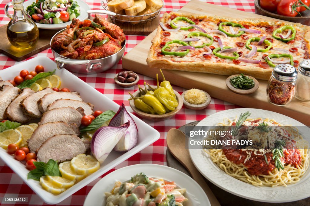 Italian Buffet High-Res Stock Photo - Getty Images