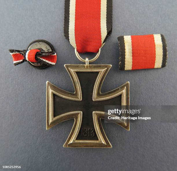 Iron Cross 2nd Class with Ribbon and Button, 1939. Private Collection.