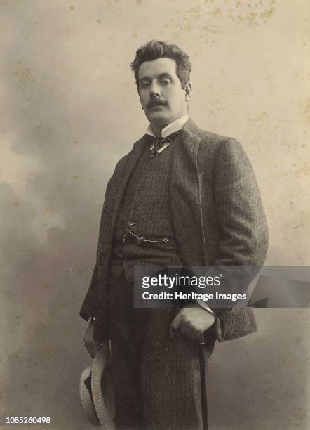 Portrait of the Composer Giacomo Puccini , circa 1900. Private Collection.