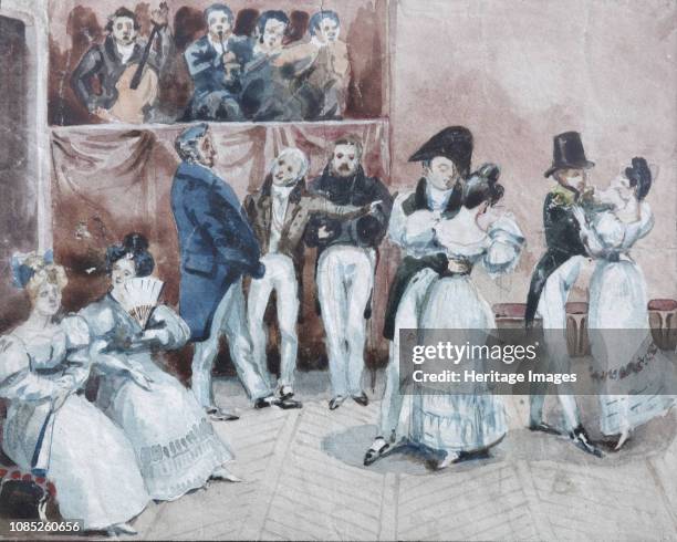 The Cotillion Dance, 1831. Private Collection.