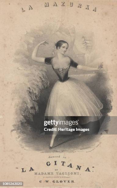 Mazurka danced in La Gitana by Marie Taglioni, circa 1840. Private Collection.