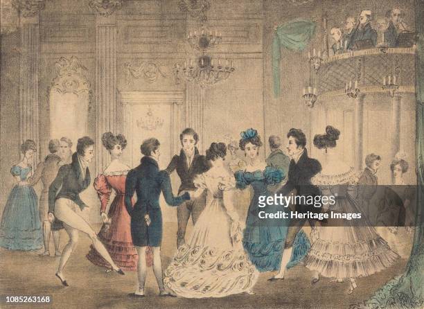 The Cotillion Dance, 1828. Private Collection.