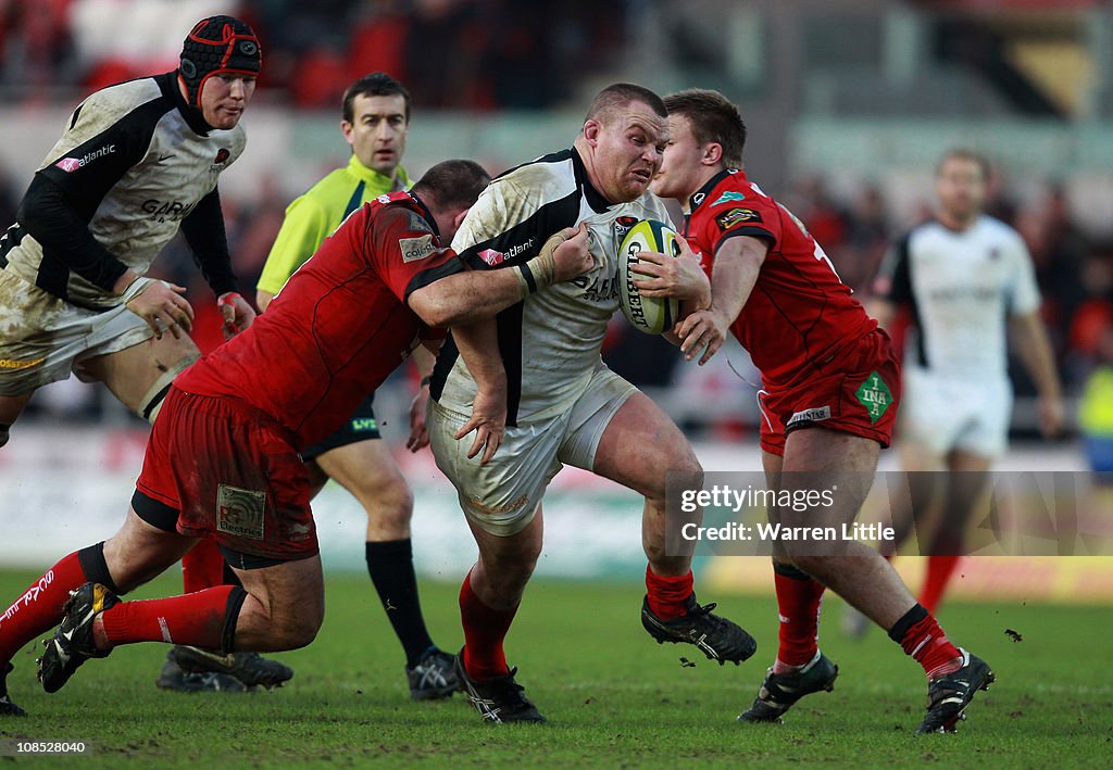 Scarlets v Saracens - LV Anglo Welsh Cup