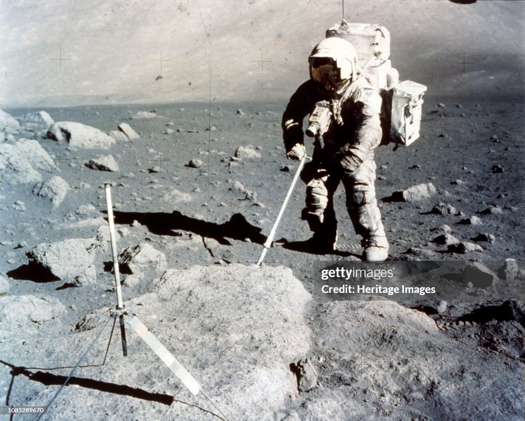 Harrison Schmitt Works The Scoop On The Lunar Surface