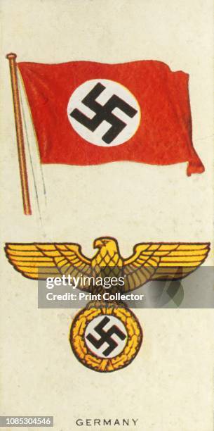Germany', circa 1935. From "An Album of National Flags and Arms". [John Player & Sons, circa 1935]Artist Unknown.