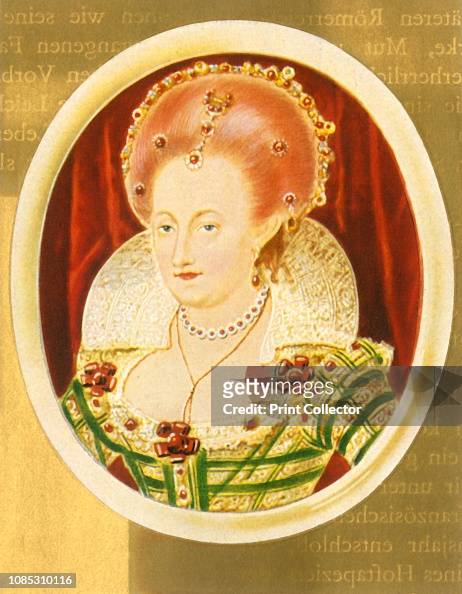Anna Von Dänemark', . Portrait of Anne of Denmark , Queen consort of ...