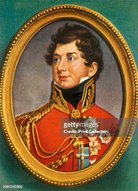 Georg IV', . Portrait of George IV , King of the United Kingdom of Great Britain and Ireland. George Augustus Frederick ruled as Prince Regent from...