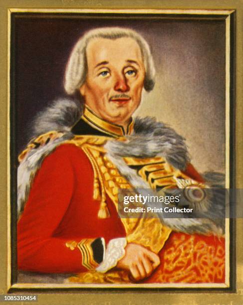 Hans Joachim Von Ziethen', . Portrait of Hans Joachim von Zieten also known as Zieten aus dem Busch, a cavalry general in the Prussian Army. He...