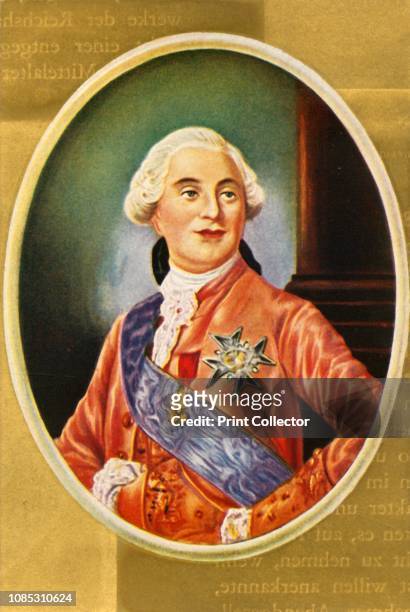 Ludwig XVI', . Portrait of King Louis XVI of France, the last King of France before the French Revolution. After the monarchy was abolished, Louis...