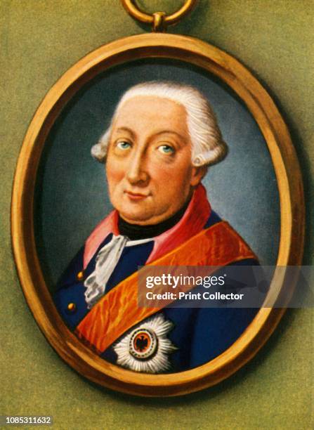 Bogislav Graf Tauentzien Von Wittenberg', . Portrait of Prussian general Bogislav Friedrich Emanuel von Tauentzien . After a miniature by Joseph...