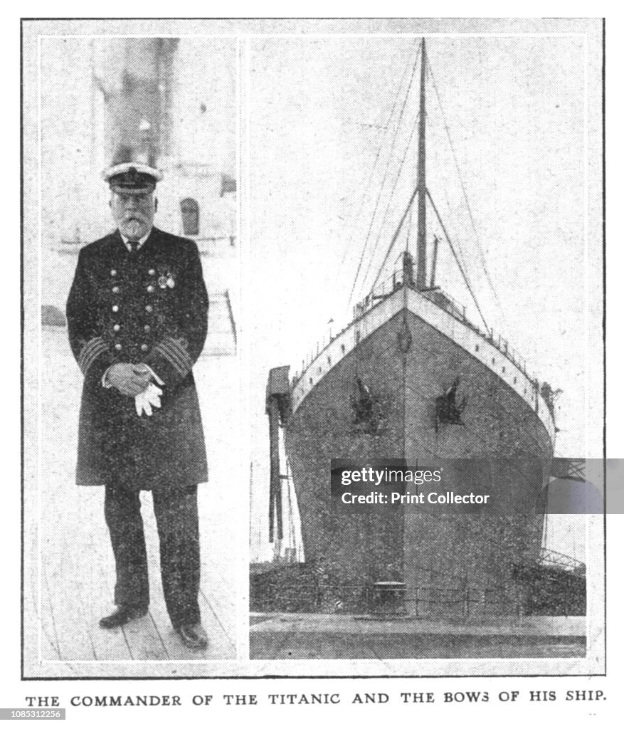 The Commander Of The Titanic And The Bows Of His Ship