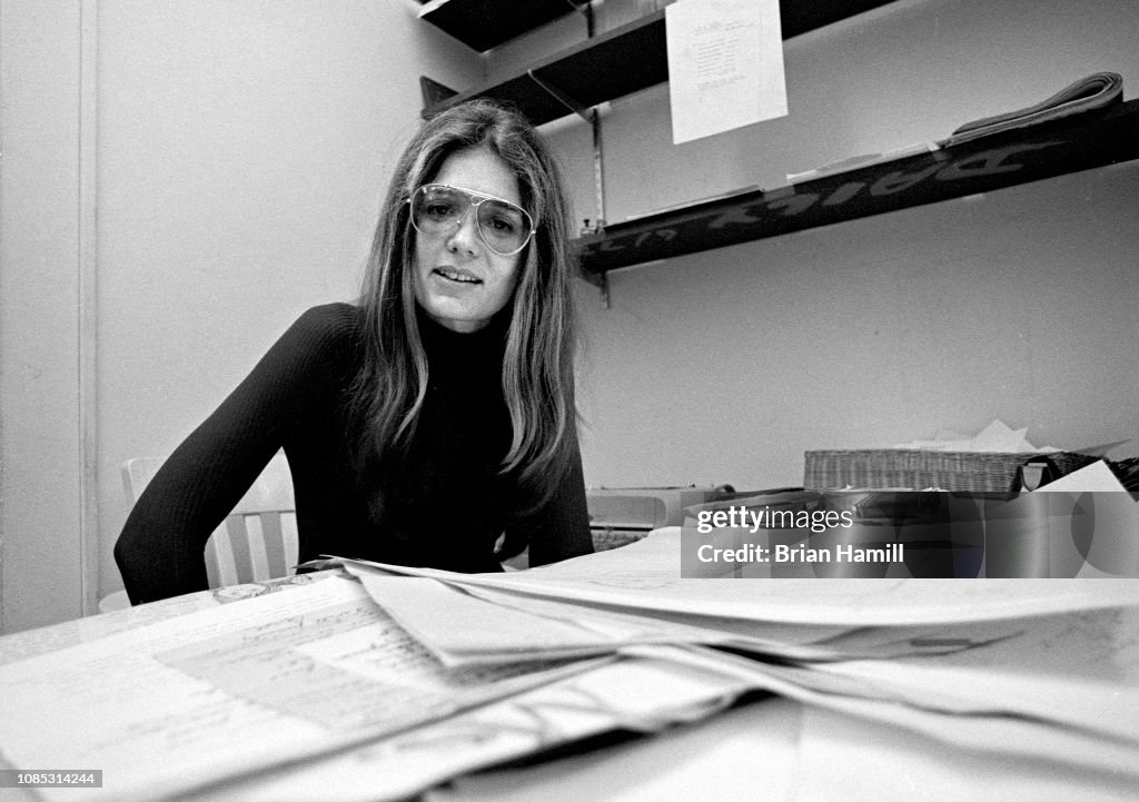 Portrait Of American Magazine Publisher And Political Activist Gloria portrait-of-american-magazine-publisher-and-political-activist-gloria