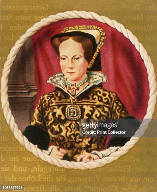 Maria Die Katholische', . Portrait of Queen Mary I of England , known as 'Bloody Mary' for her persecution of Protestants during her attempt to...
