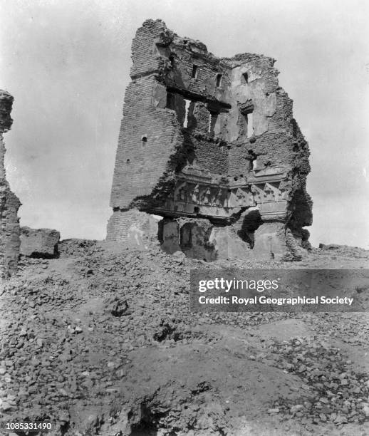 Palace ruins at Raqqa, Syria.