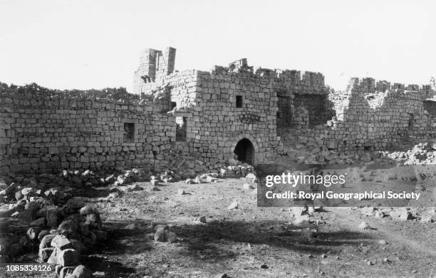 The keep at Qasr-el-Azrak, Jordan.